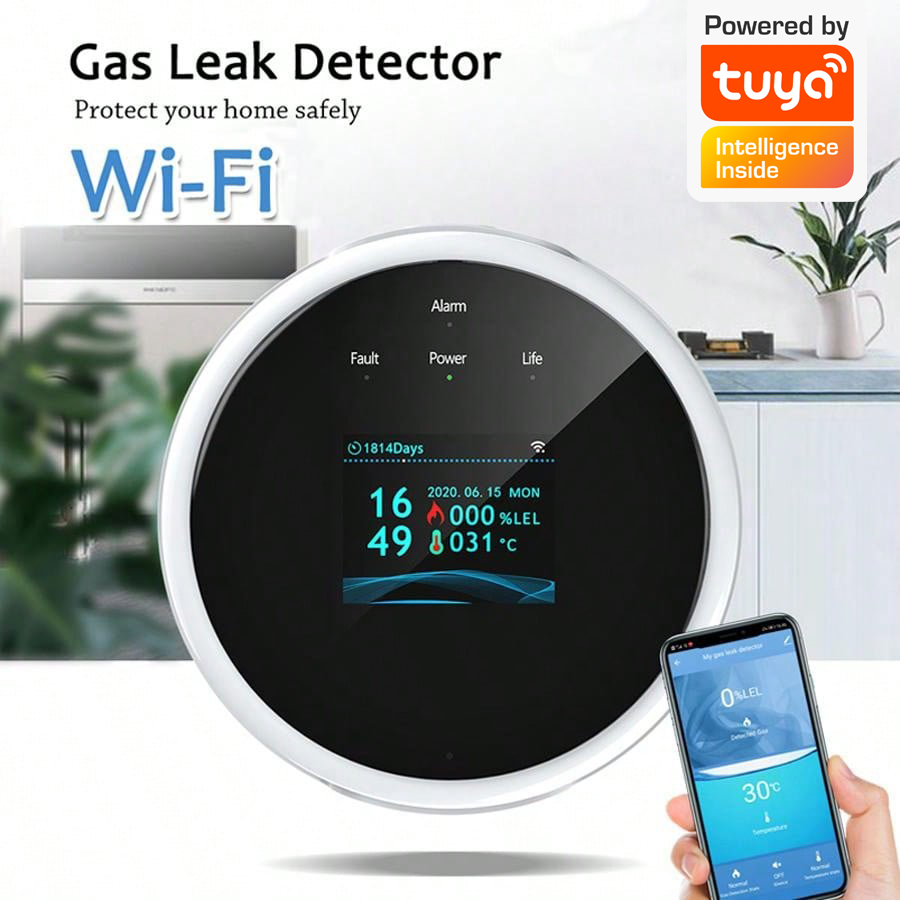 2.4G WiFi Gas Alarm Sensor Com - Smart Home Full System のレビューと価格