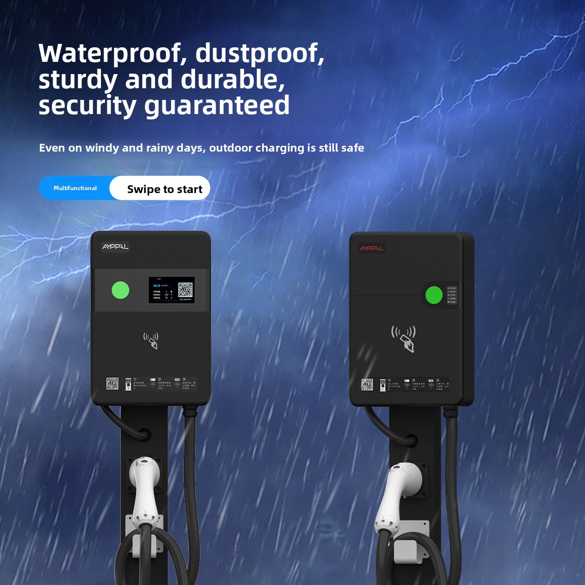 7KW AC EV Charging Station for - Smart Home Qr Code のレビューと価格