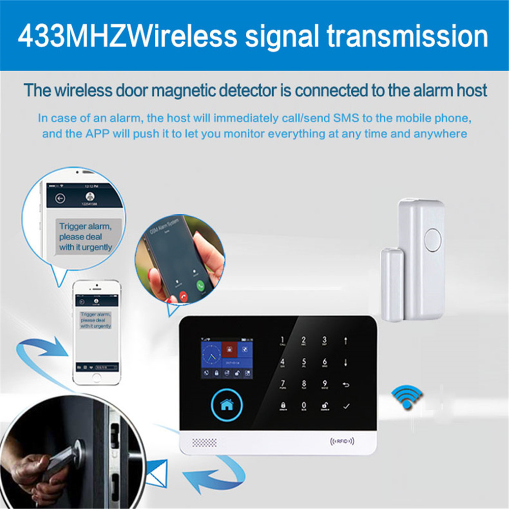 433mhz  Wireless Window Door M - Smart Home Full System のレビューと価格