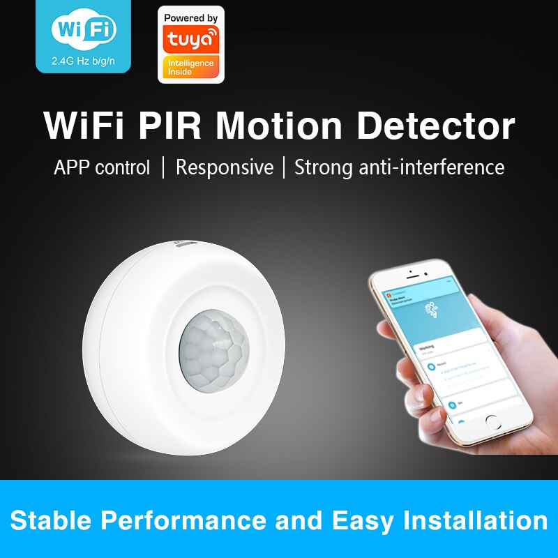 Tuya WiFi Smart PIR Motion Det - Smart Home Wiser のレビューと価格