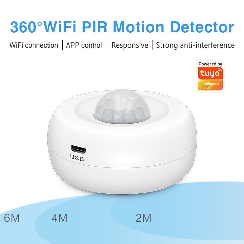 Tuya WiFi Smart PIR Motion Det - Smart Home Wiser のレビューと価格