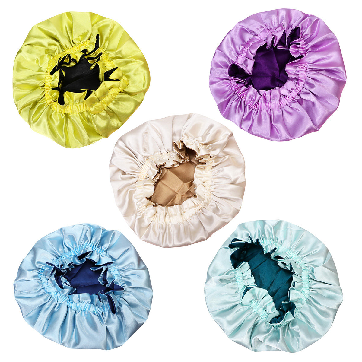 Kids Satin Round Sleeping Cap  - Smart Home Yellow のレビューと価格
