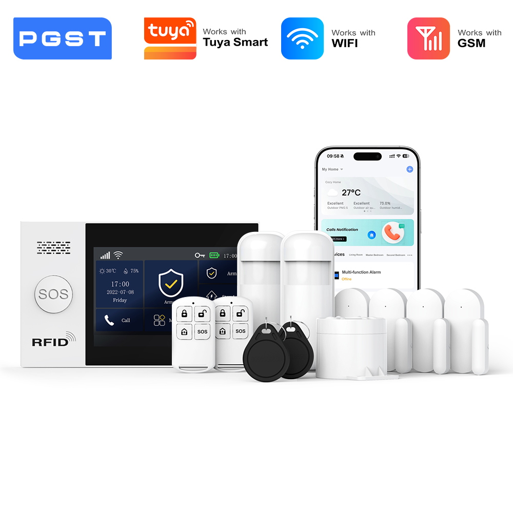 PGST 2G WiFi Alarm System Kit  - Smart Home Wiser のレビューと価格