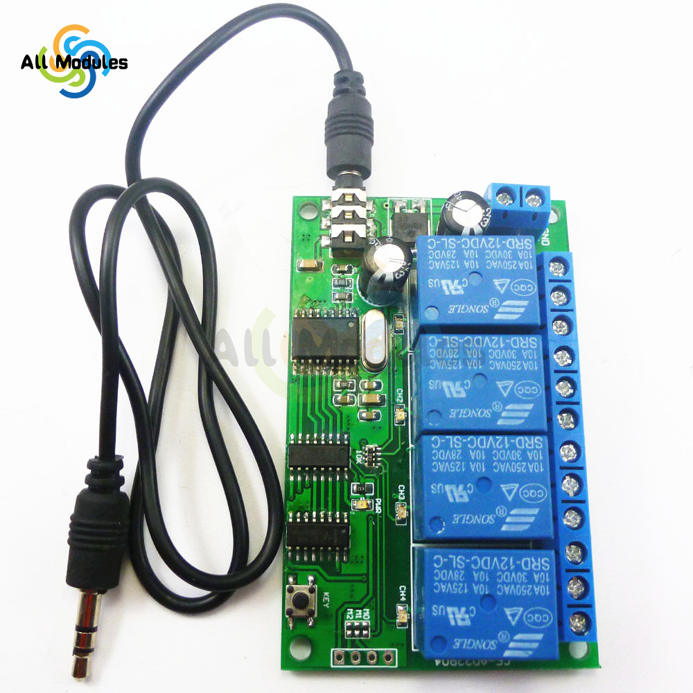 AD22B04 MT8870 4 Channel Relay - Smart Home With Plc のレビューと価格