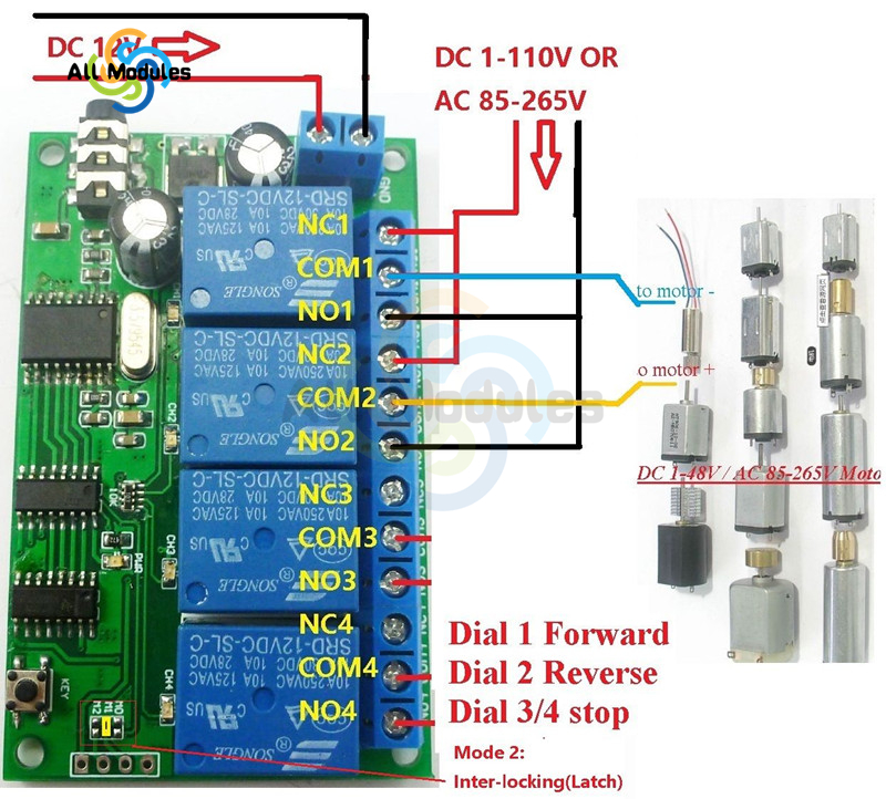 AD22B04 MT8870 4 Channel Relay - Smart Home With Plc のレビューと価格