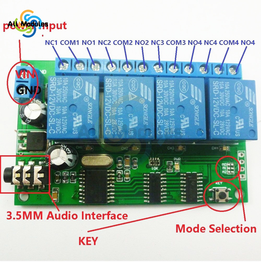 AD22B04 MT8870 4 Channel Relay - Smart Home With Plc のレビューと価格