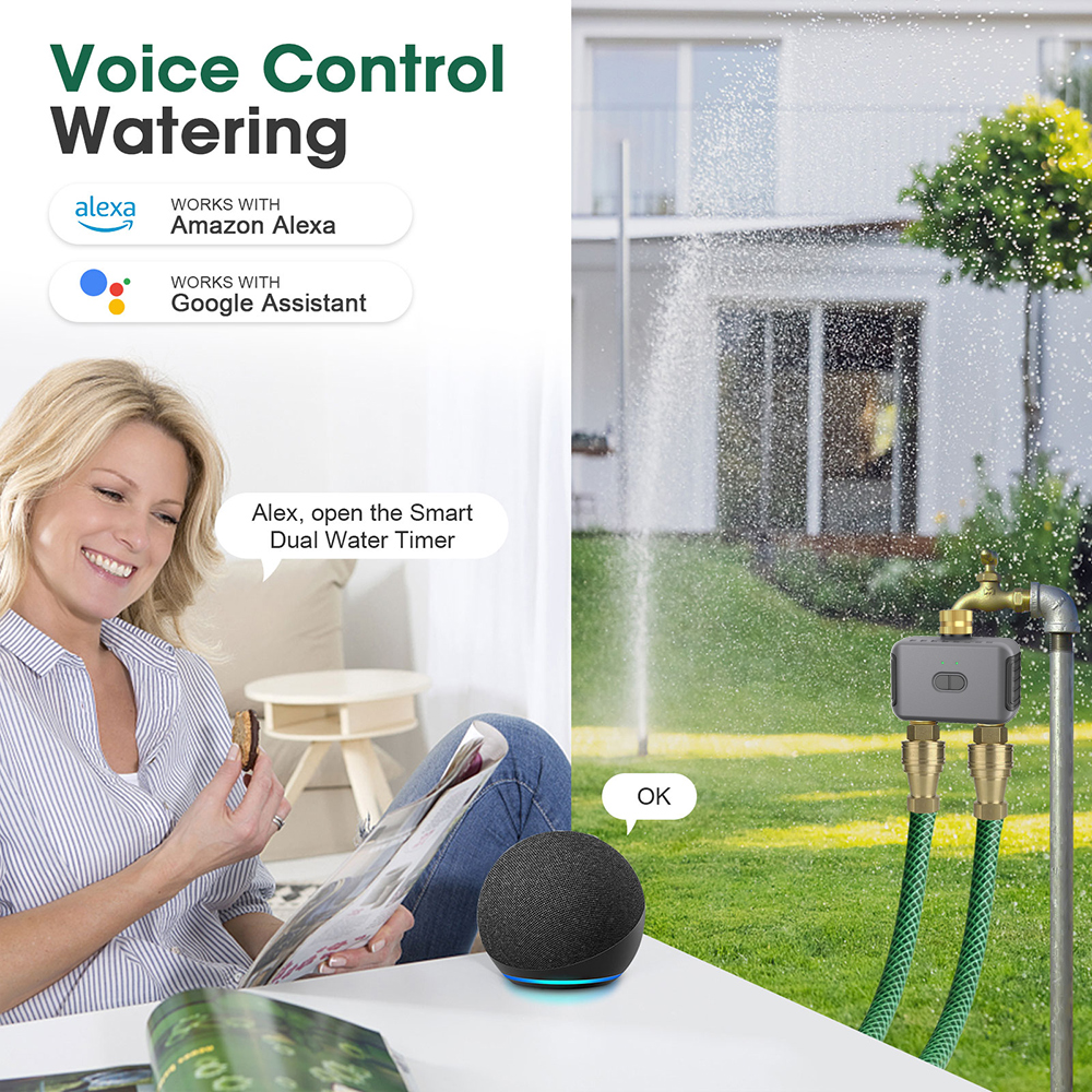 Tuya 2 Zone Watering Timer Gar - Smart Home Switch のレビューと価格