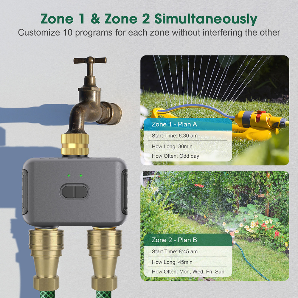 Tuya 2 Zone Watering Timer Gar - Smart Home Switch のレビューと価格