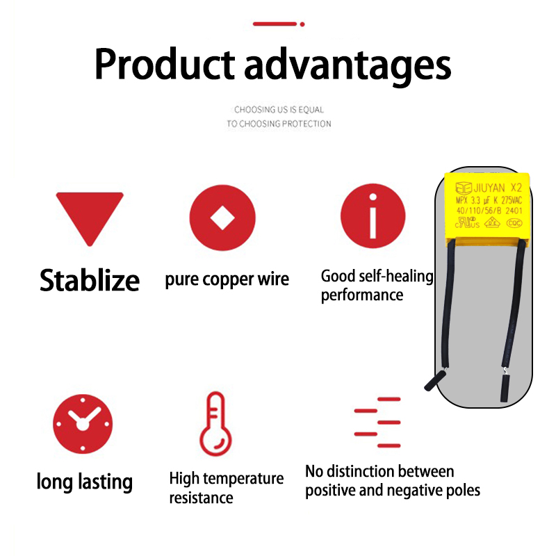 2.2uF X2 Safety Capacitor 275V - Smart Home Yellow のレビューと価格